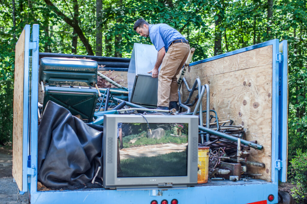Junk Removal On Truck