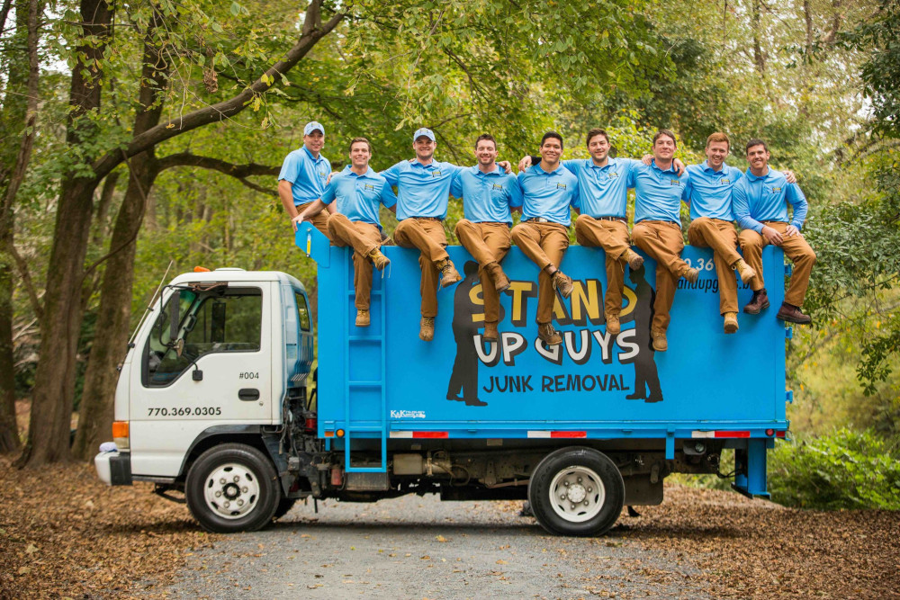 Dumpster rental service.