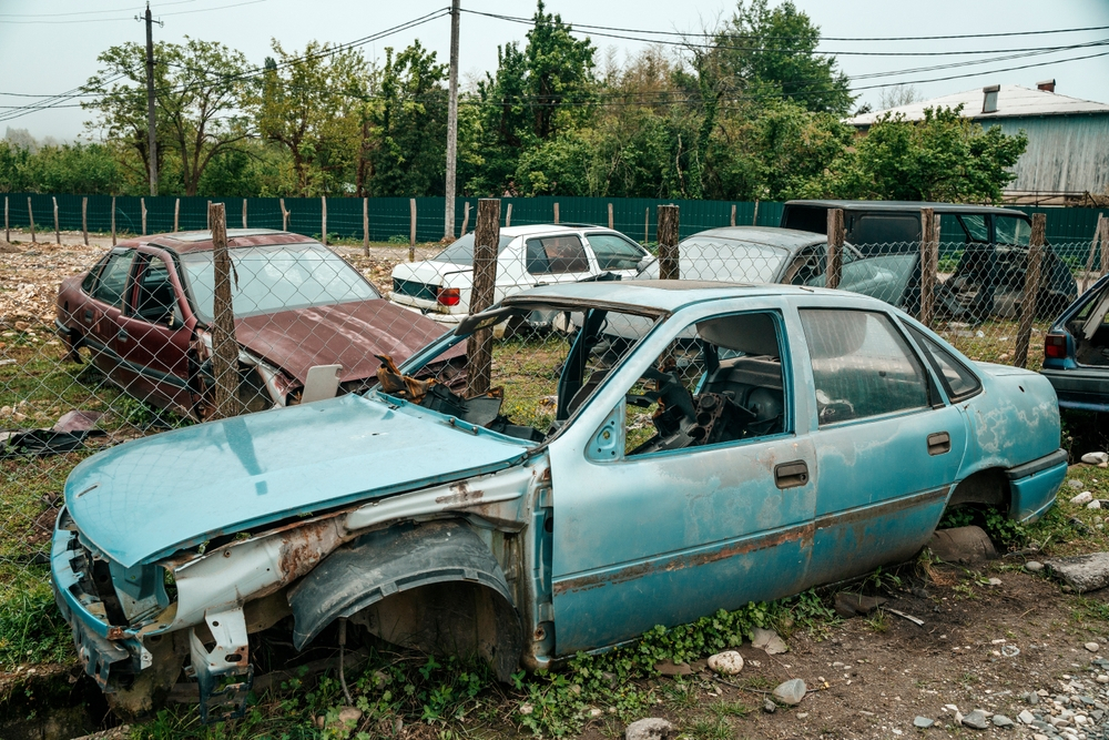 Junk cars removal service.