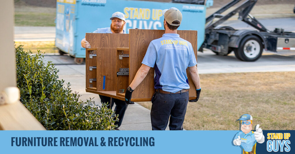 Furniture Removal Dumpster Rental.