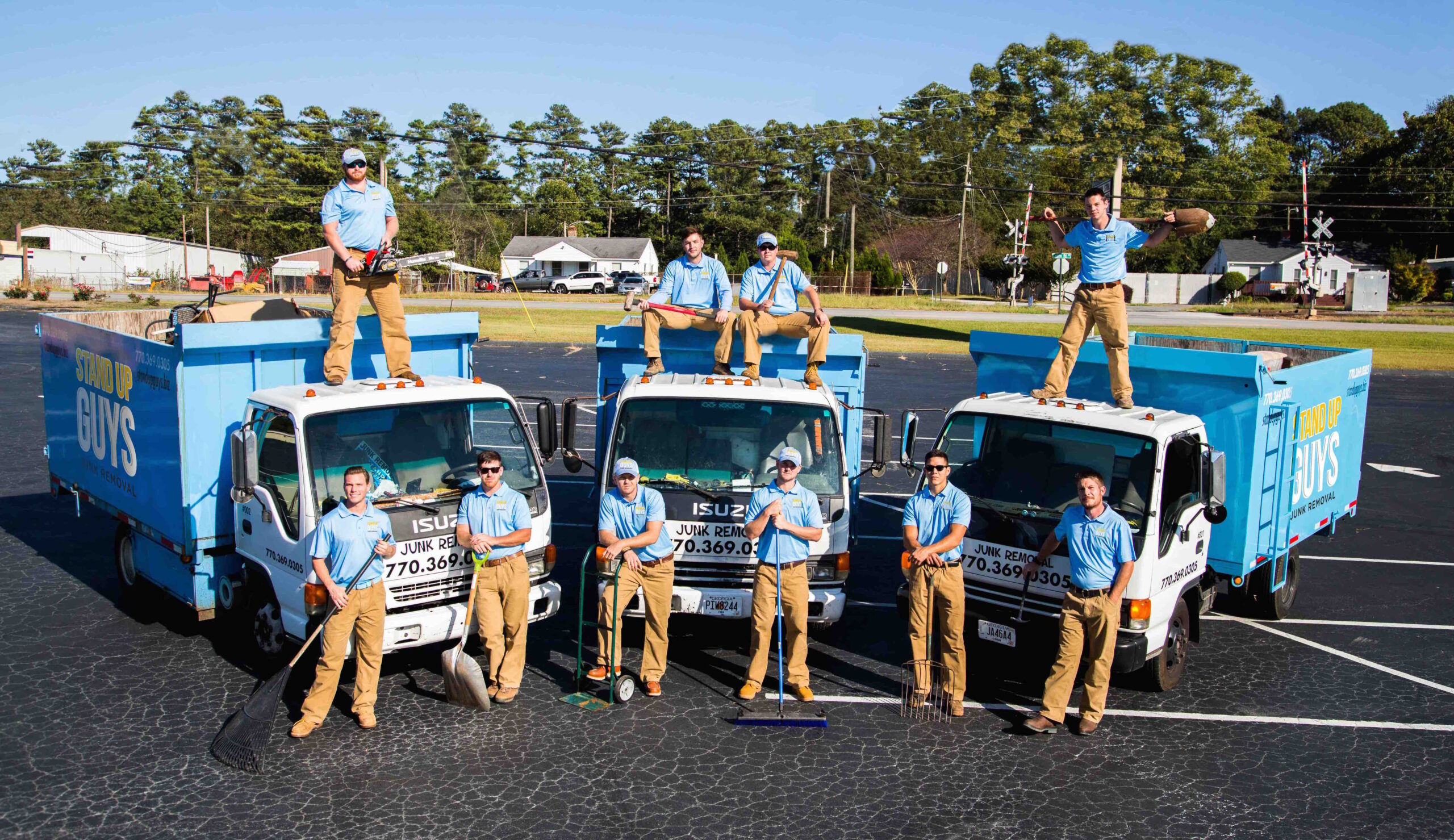 Stand Up Guys junk removal services.