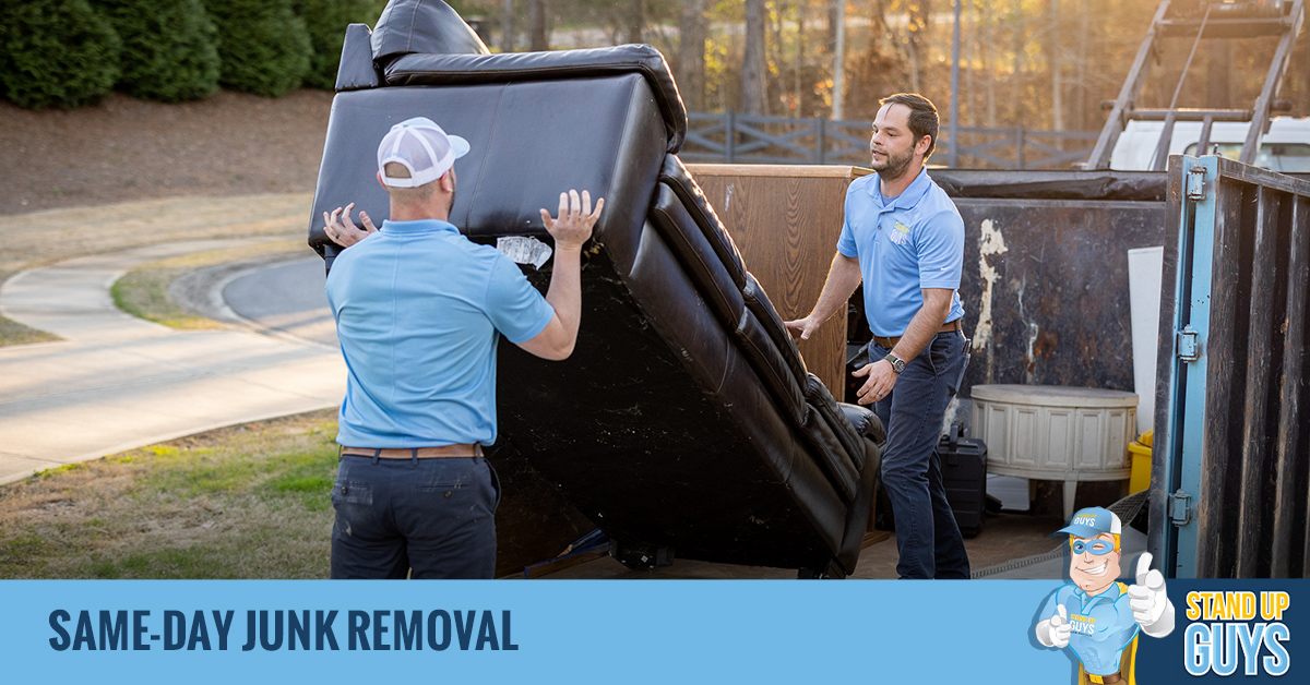 Same-day junk removal company.