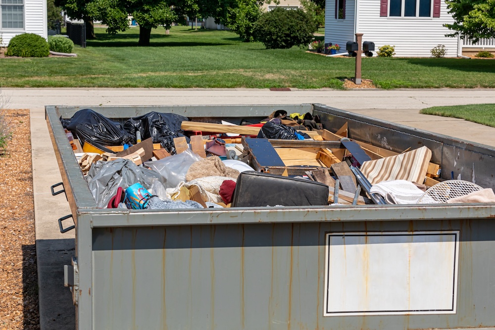Items that junk removal services haul away.