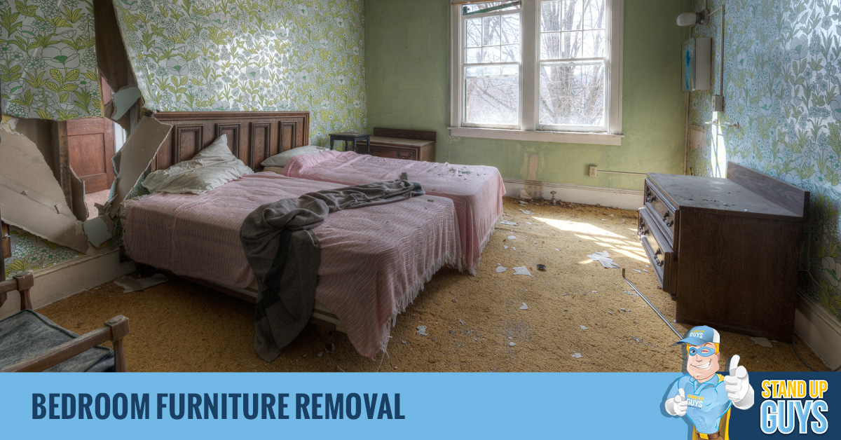 Bedroom furniture removal service.
