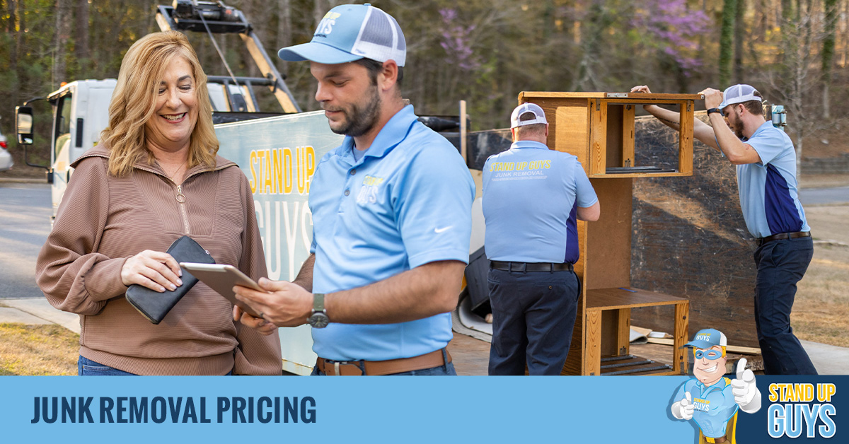 Junk removal service costs.