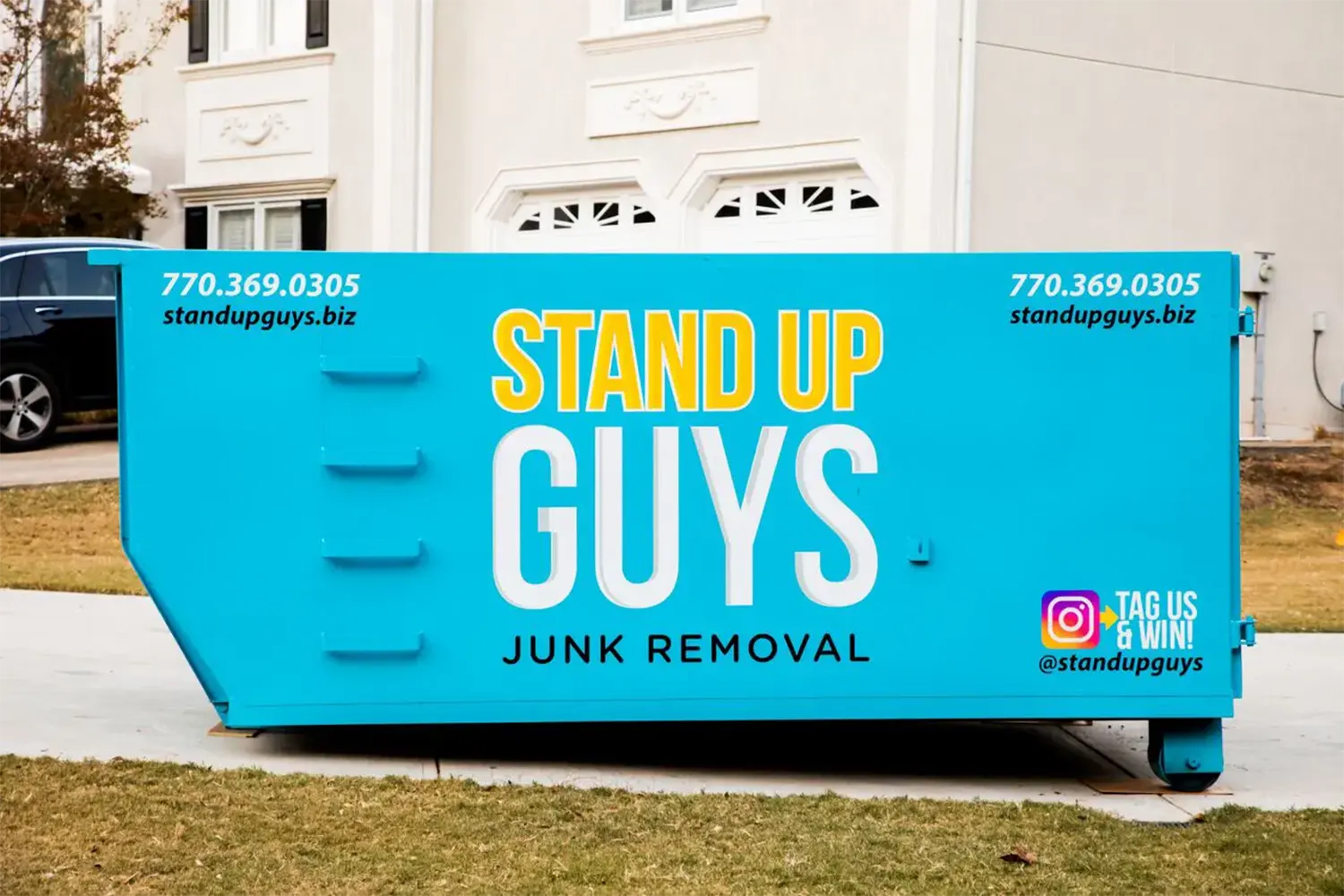 Same Day Dumpster Rental Service.