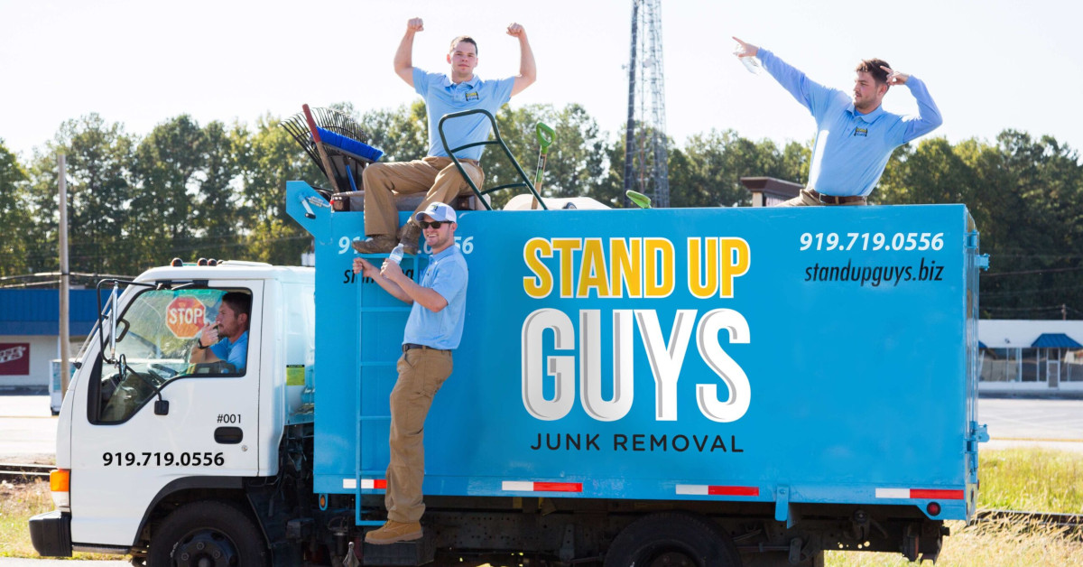 Stand Up Guys junk removal at a North Decatur, GA property.