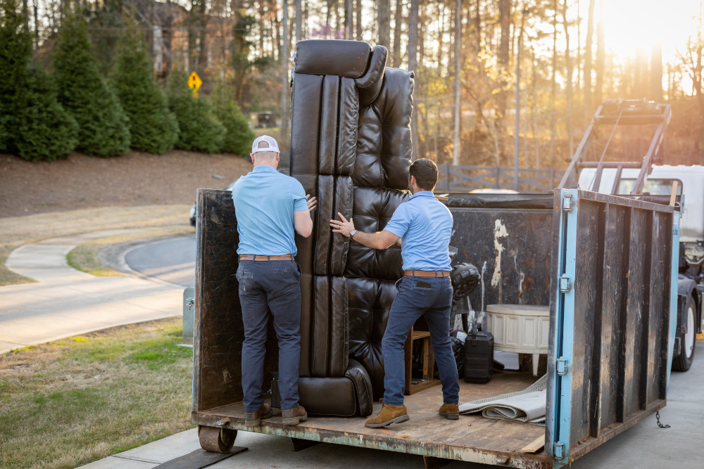 Professional junk removal services.
