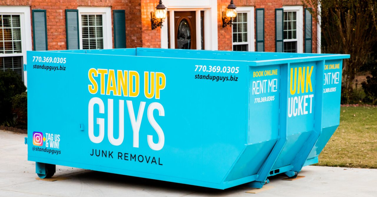 Stand Up Guys crew providing junk removal at a Lutz, FL property.